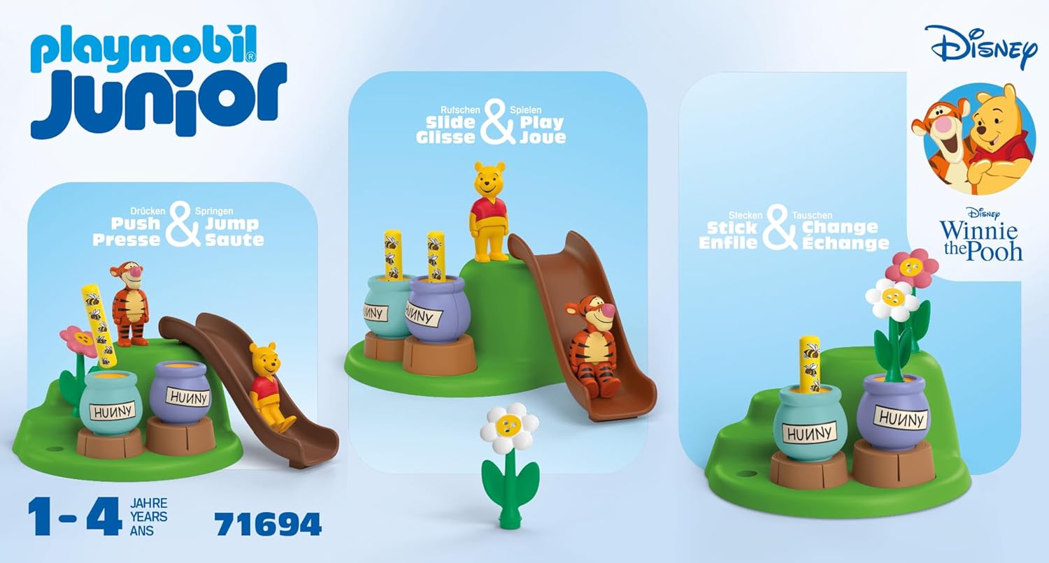 Playmobil - Junior & Disney: Winnie The Pooh`S & Tigger`S Bee Garden (71694)
