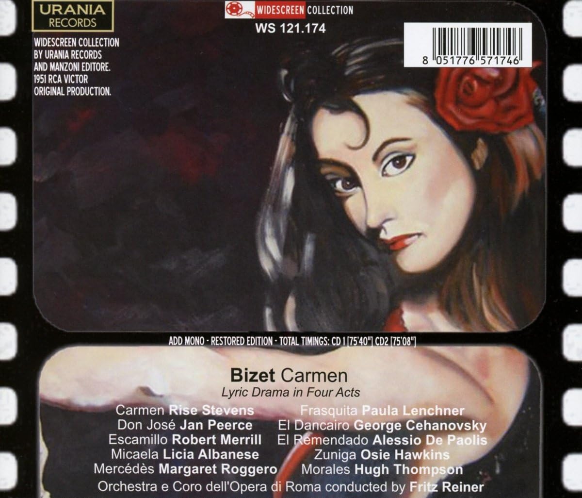 Stevens-Peerce-Merrill-Albanese-Orc - Bizet: Carmen (Recorded By RCA Vict