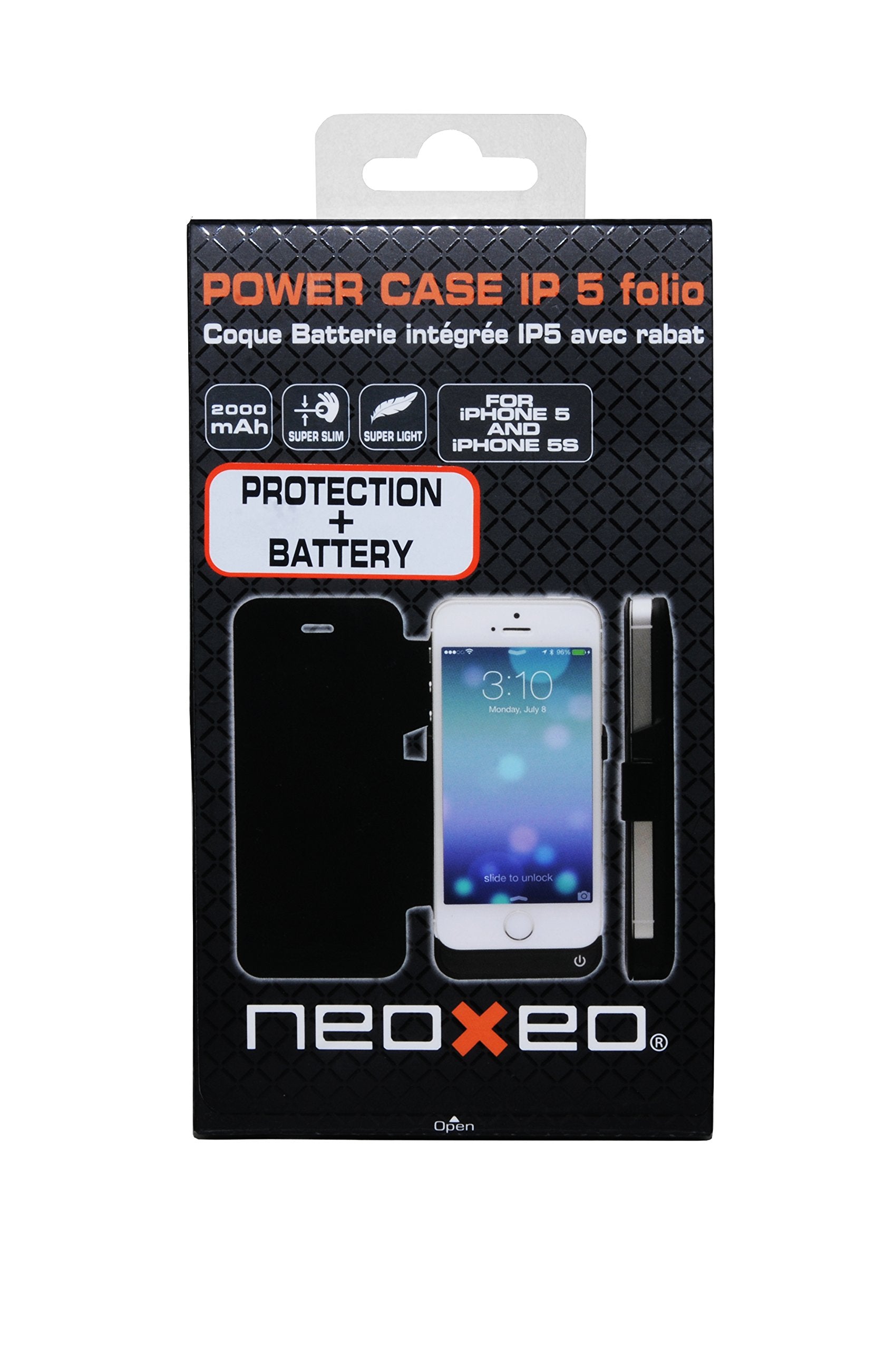 X370H37065 Power Folio Case for iPhone 5/5S - Black