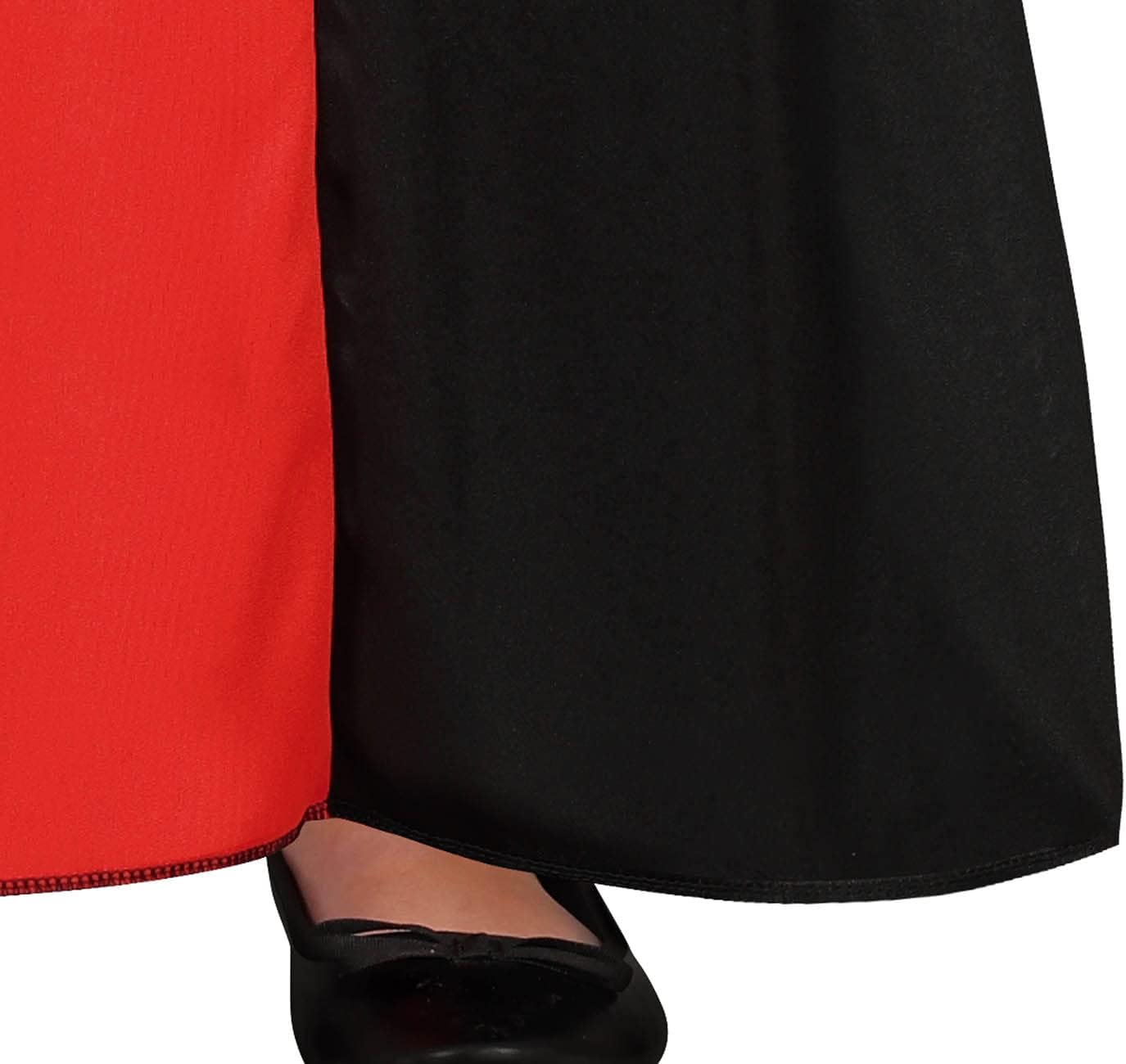 FIESTAS GUIRCA Vampirin Kostüm – Vampir Gräfin Rotes und schwarzes Kleid – Halloween Kinder Kostüm für Mädchen