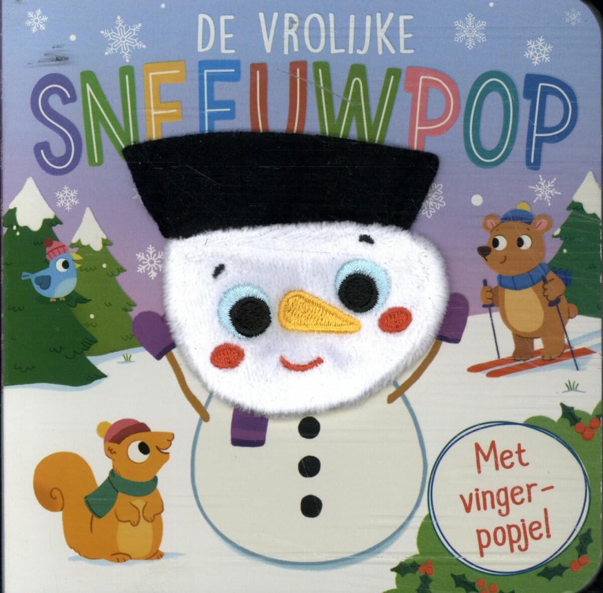 Rebo Publishers - Vrolijke Sneeuwpop - Vingerpopboek