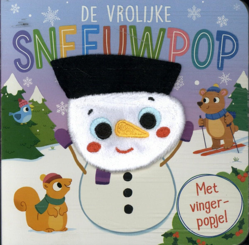 Rebo Publishers - Vrolijke Sneeuwpop - Vingerpopboek