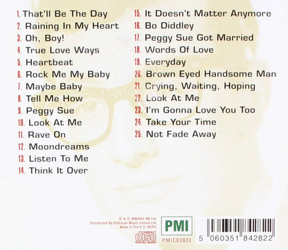Buddy Holly The Greatest Hits ...True Love Ways , Peggy Sue,Oh , Boy, Everyday , Heartbeat and many more (25 Original Recordings in Stereo for Superior Sound Quality