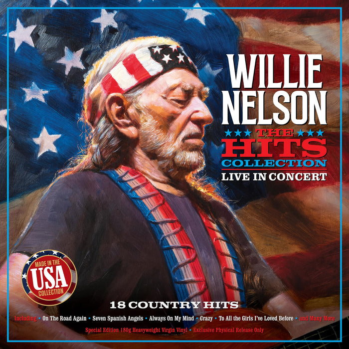 Willie Nelson THE HITS COLLECTION Live in Concert 18 Songs The Greatest Hits (EXCLUSIVE - physical release ONLY )