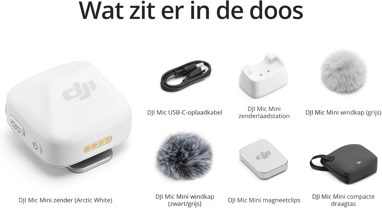 Dji - Mic Mini Transmitter - Arctic White