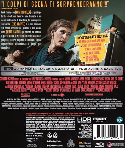 Una Scomoda Circostanza: Caught Stealing - 4K (Bd 4K + Bd Hd)
