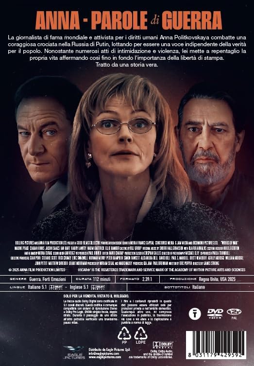 Dvd Anna - Parole Di Guerra