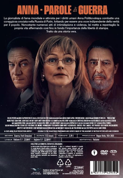 Dvd Anna - Parole Di Guerra