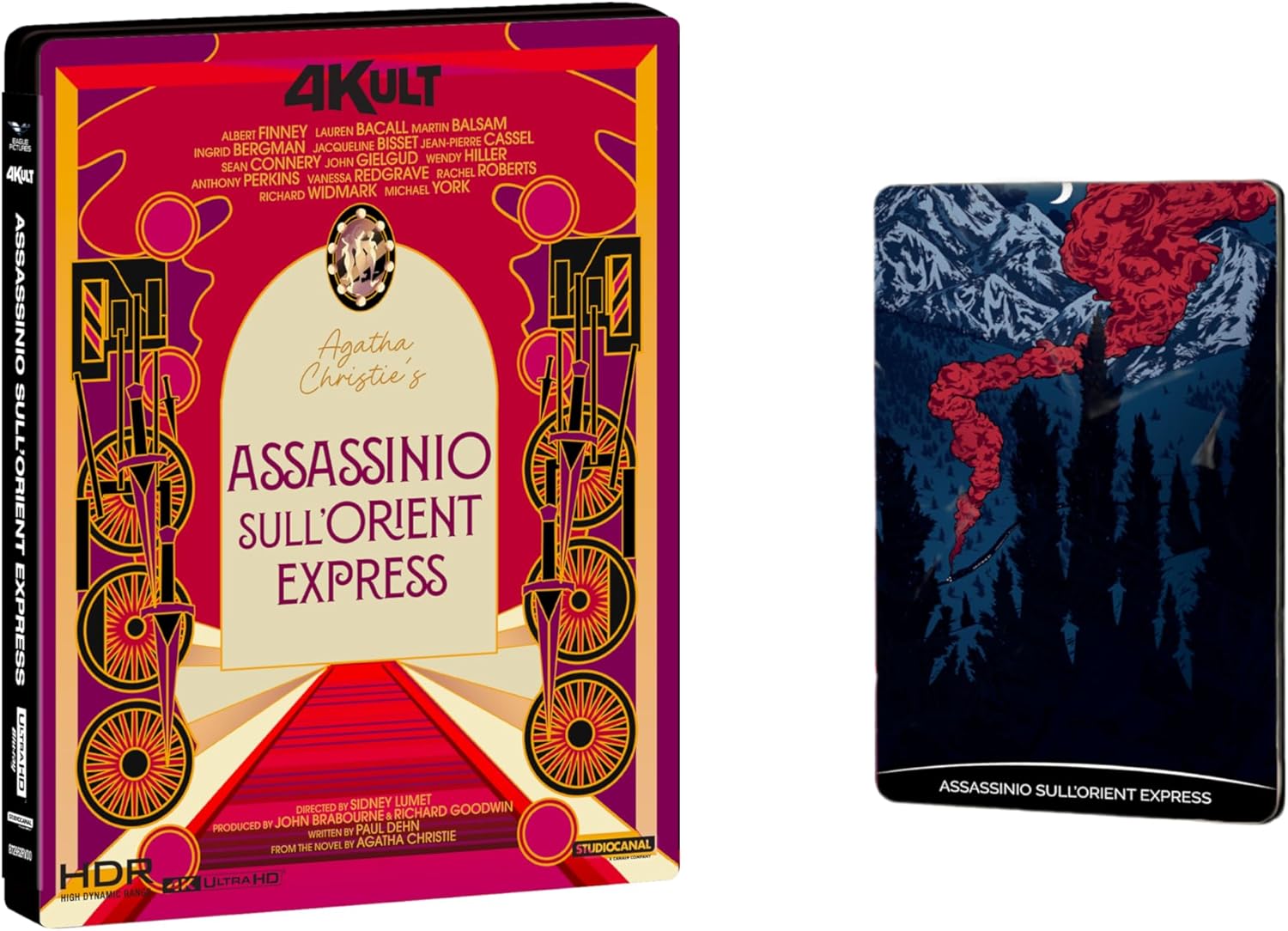Blu-Ray 4K Uhd Assassinio Sull'Orient Express (1974) (4K Ultra Hd + Blu-Ray Hd