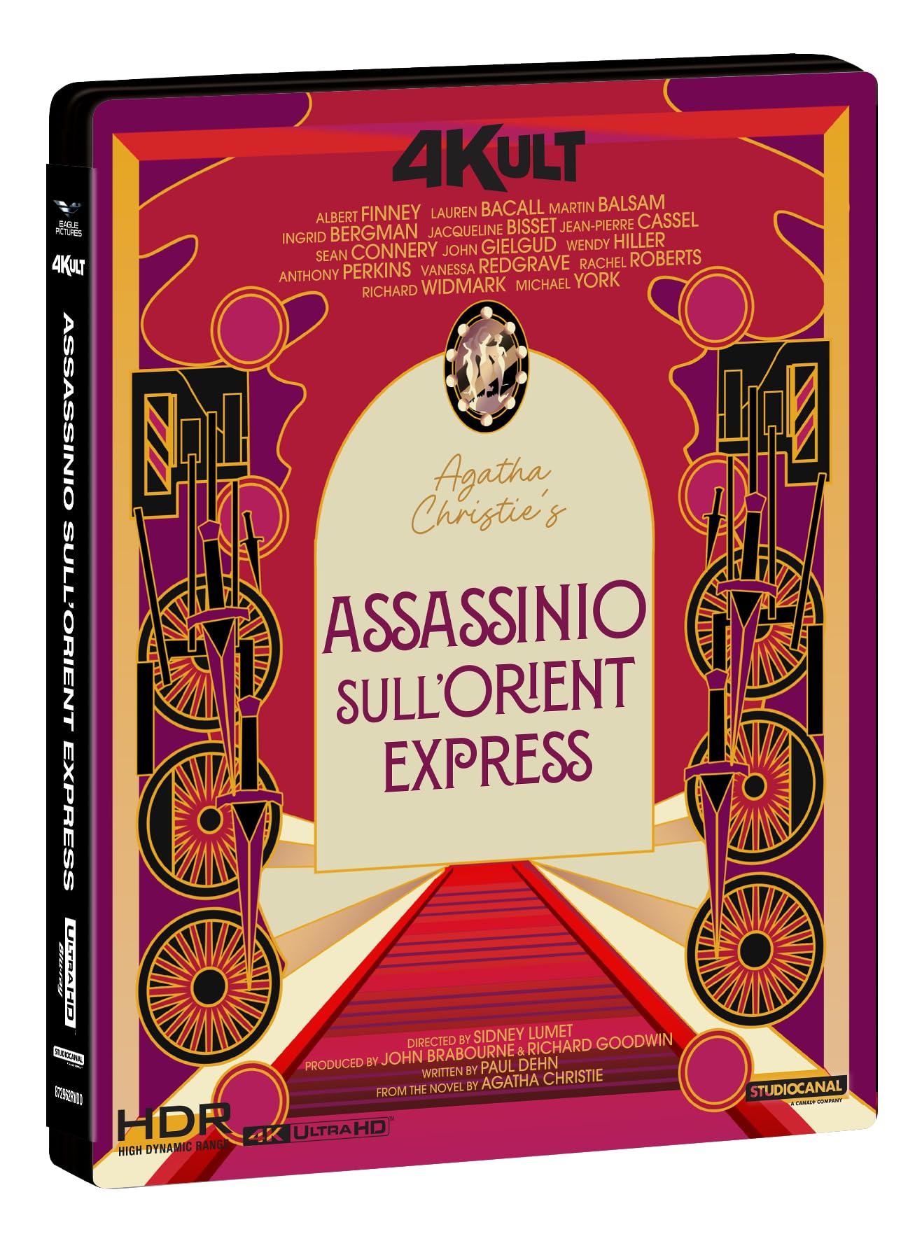 Blu-Ray 4K Uhd Assassinio Sull'Orient Express (1974) (4K Ultra Hd + Blu-Ray Hd