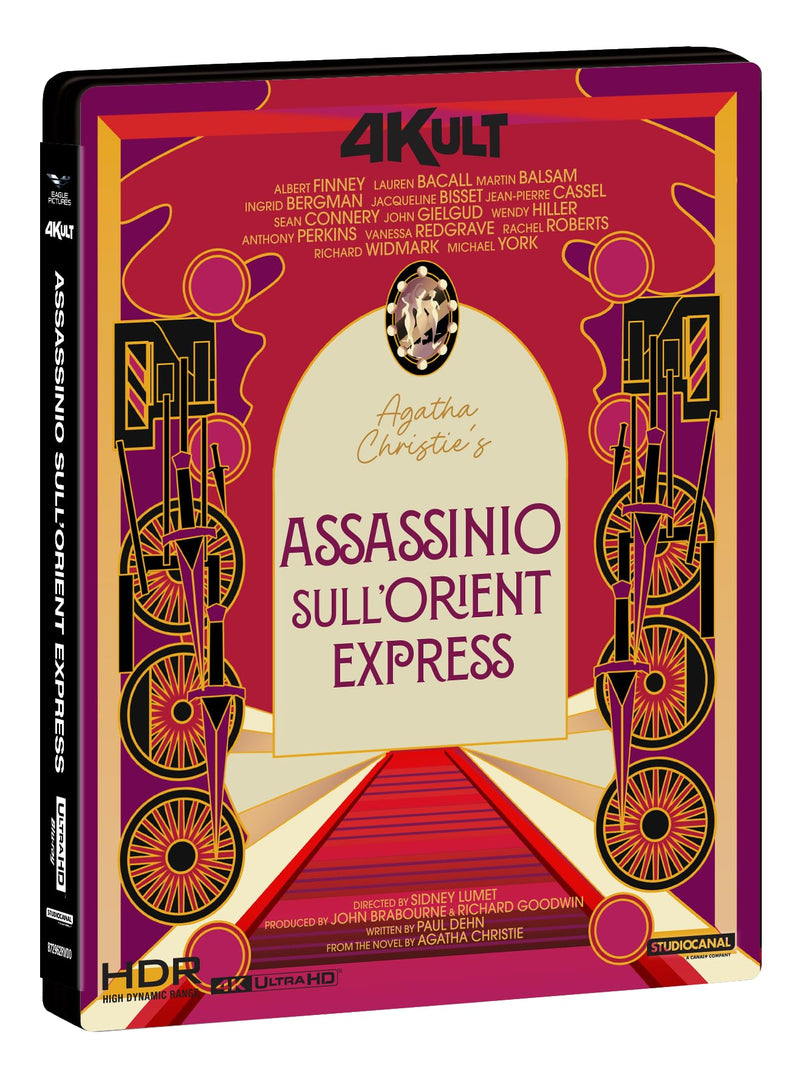 Blu-Ray 4K Uhd Assassinio Sull'Orient Express (1974) (4K Ultra Hd + Blu-Ray Hd