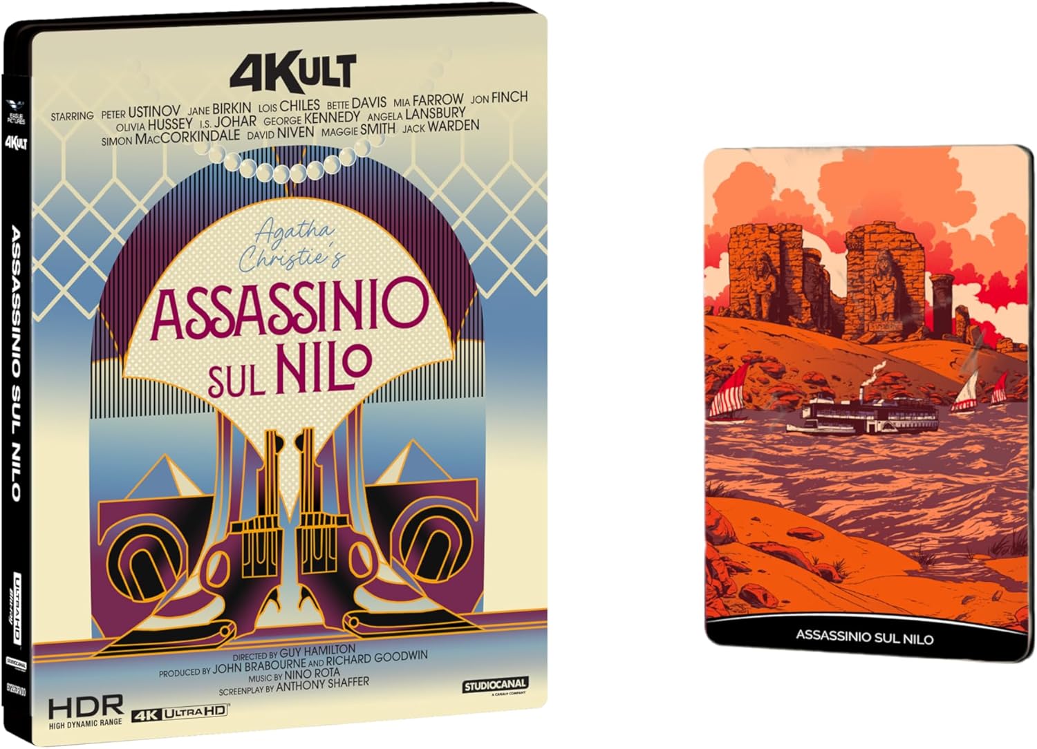 Blu-Ray 4K Uhd Assassinio Sul Nilo (1978) (4K Ultra Hd + Blu-Ray Hd