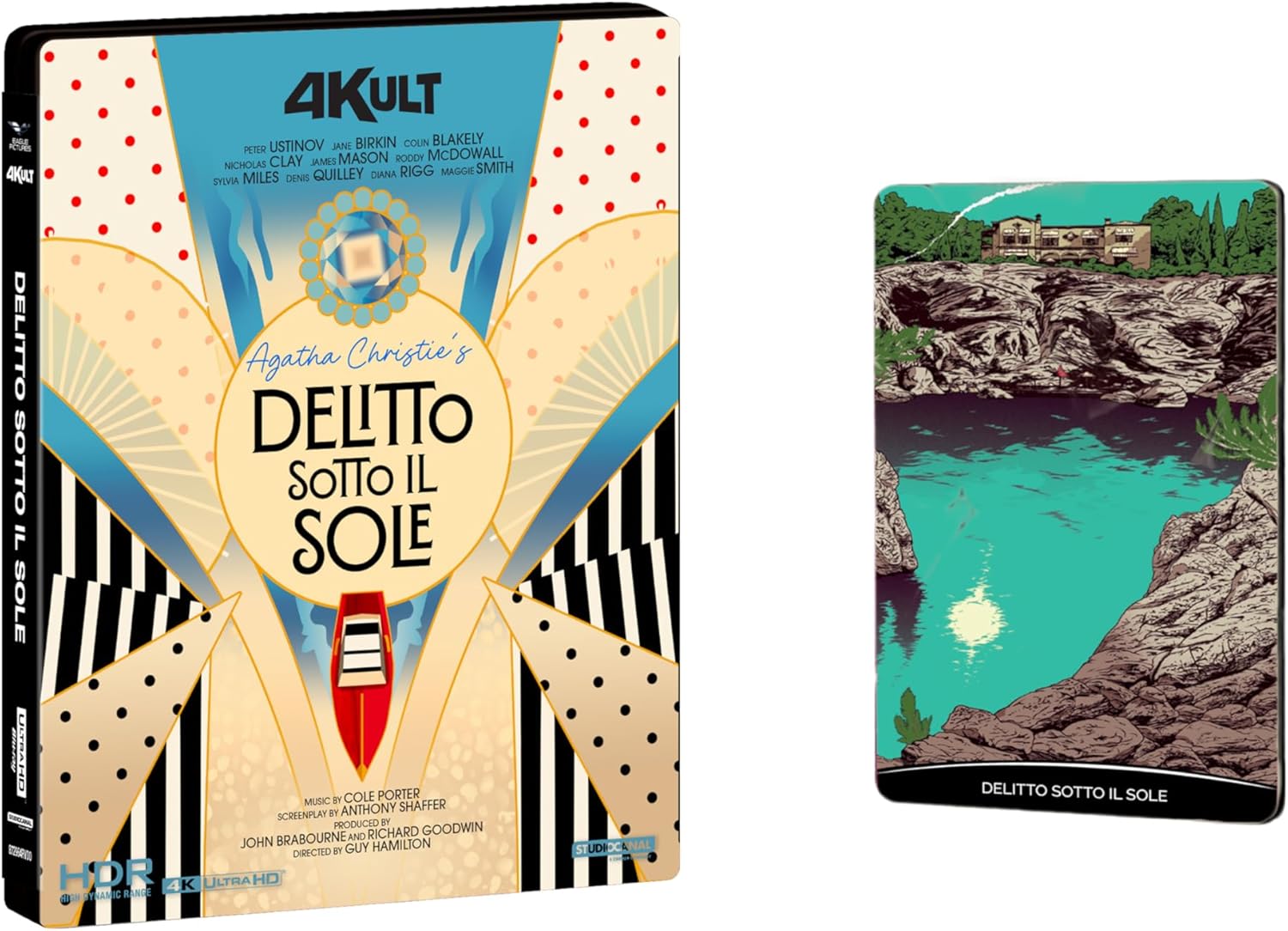 Blu-Ray 4K Uhd Delitto Sotto Il Sole (4K Ultra Hd + Blu-Ray Hd