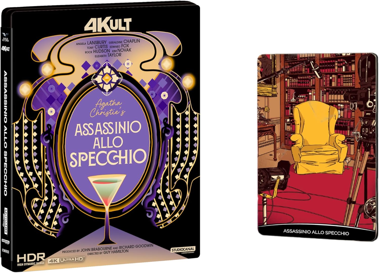 Blu-Ray 4K Uhd Assassinio Allo Specchio (4K Ultra Hd + Blu-Ray Hd