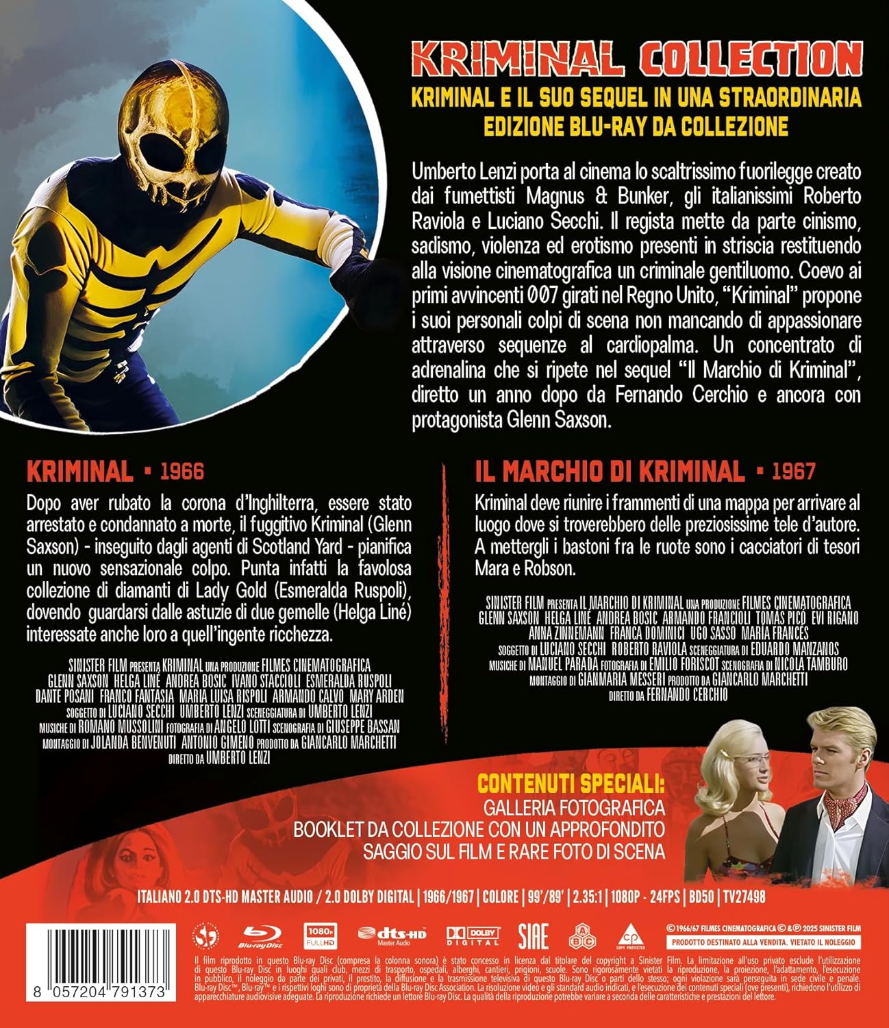 Kriminal collection - Kriminal + Il marchio di Kriminal - Blu-ray