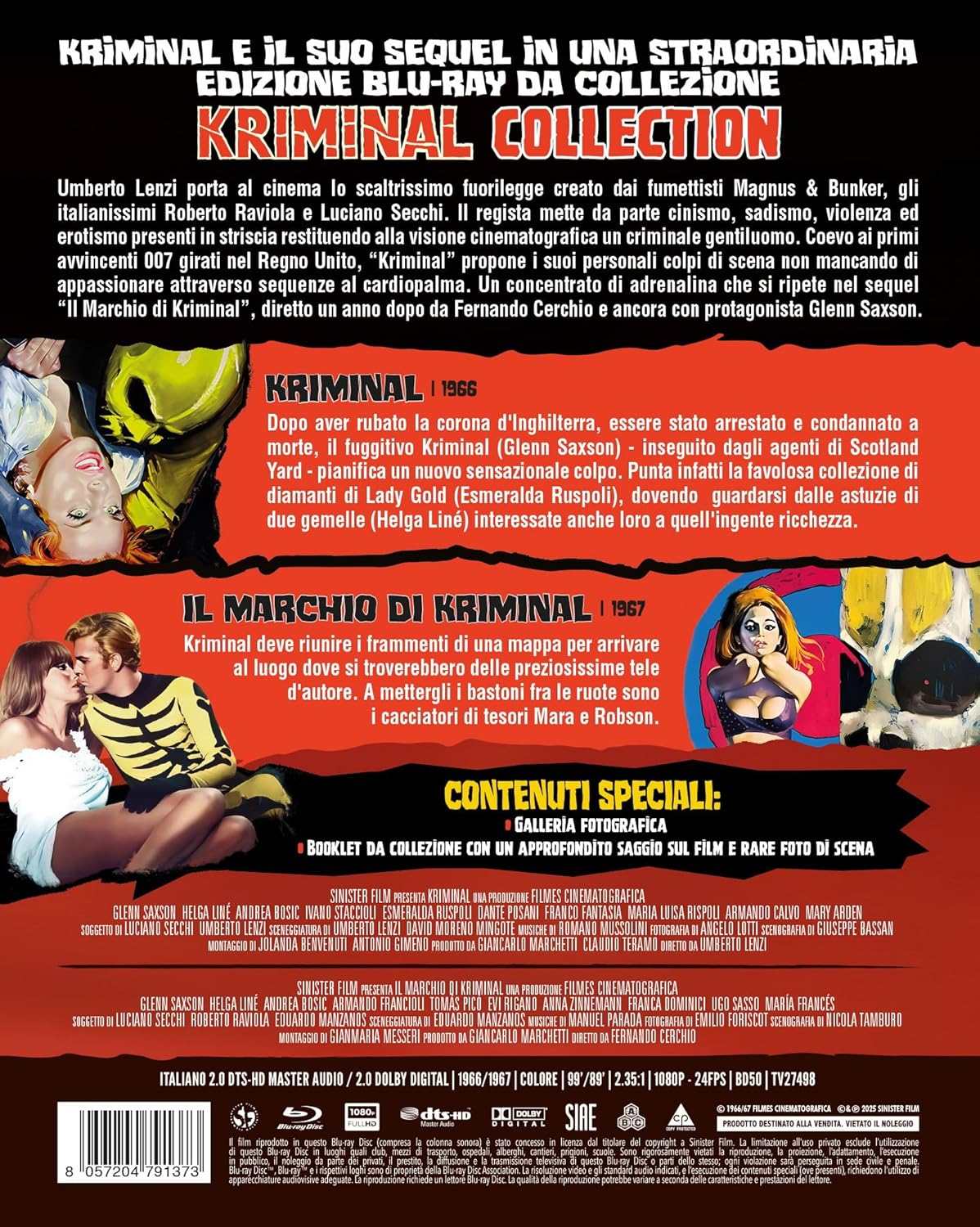 Kriminal collection - Kriminal + Il marchio di Kriminal - Blu-ray