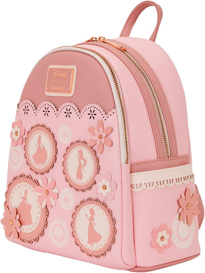 Loungefly Disney Princess Buntglas-Mini-Rucksack