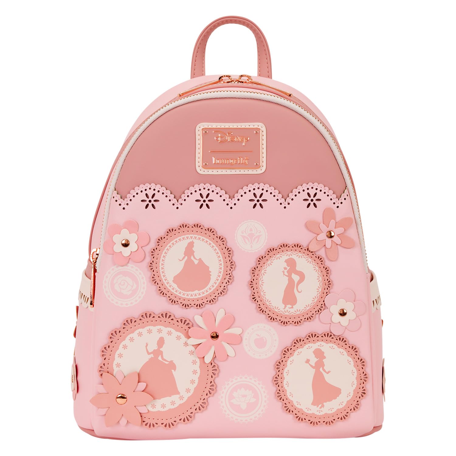Loungefly Disney Princess Buntglas-Mini-Rucksack