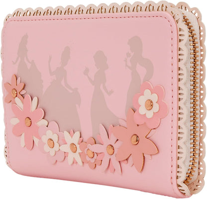 Loungefly Disney Princess Stained Glass Zip Around Wallet