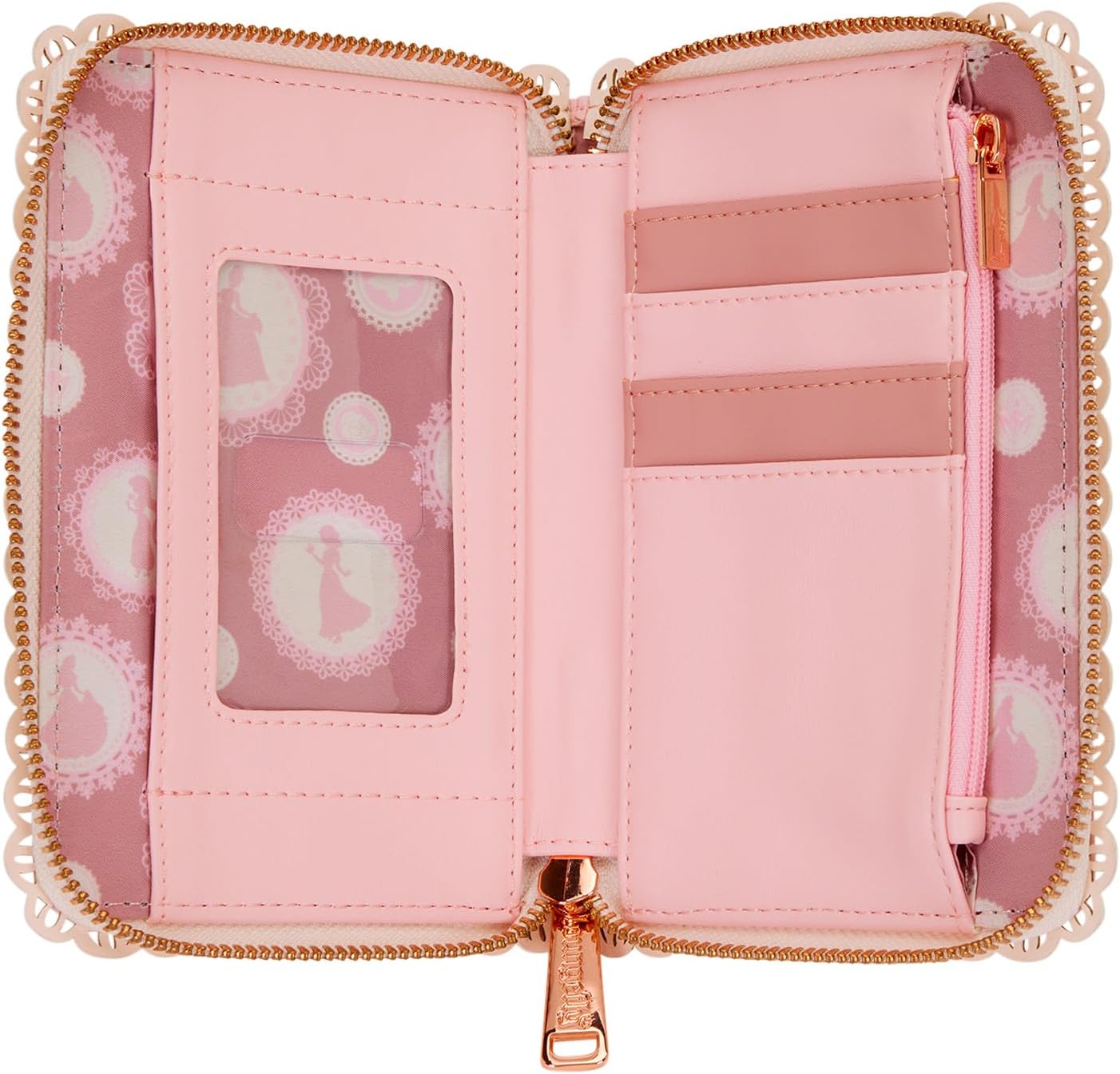 Loungefly Disney Princess Stained Glass Zip Around Wallet
