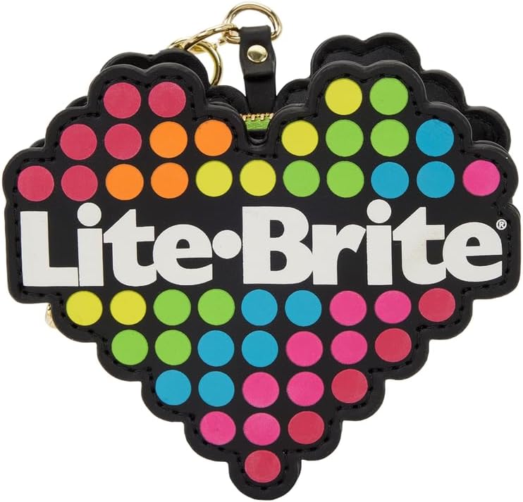 Hasbro By Loungefly Crossbody With Coin Bag Lite Brite