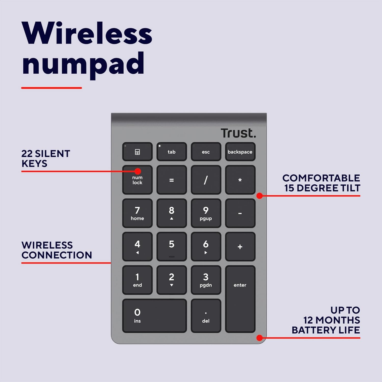 Xalas Wireless Numpad