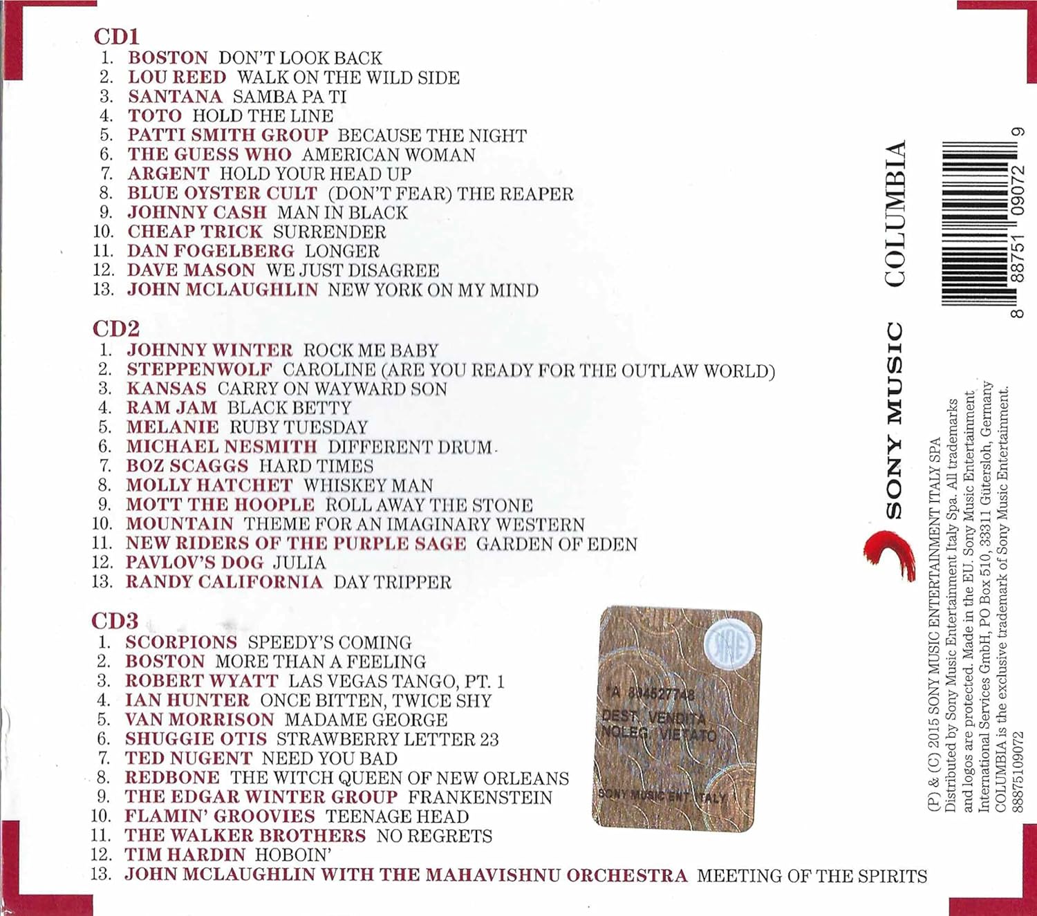 Meglio Del Rock Anni 70 (Il) (3 Cd)