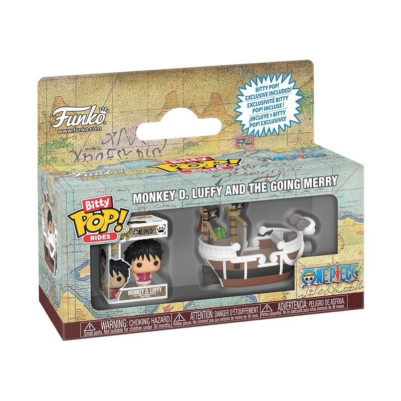 Funko Bitty POP! Ride: One Piece - Going Merry with Luffy - Collectable Vinyl Figure - Gift Idea - Official Merchandise - Toys For Kids & Adults - Model Figure for Collectors and Display