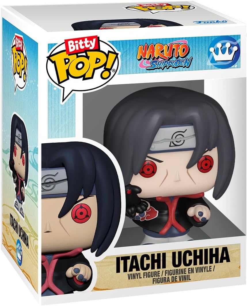 Funko Bitty Pack: Naruto - Battles and A Surprise Mystery Mini Figure - 0.9 Inch (2.2 Cm) - Naruto Shippuden Collectable - Stackable Display Shelf Included - Gift Idea - Party Bags Stocking