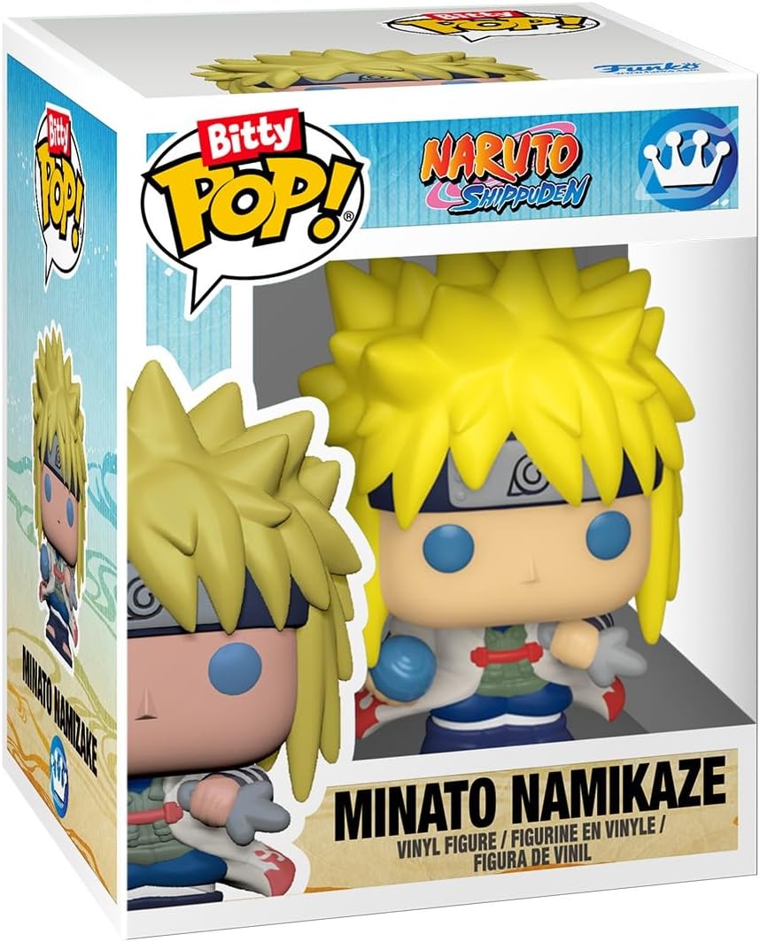 Funko Bitty Pack: Naruto Shippuden - Team 2 and A Surprise Mystery Mini Figure - 0.9 Inch (2.2 Cm) Collectable - Stackable Display Shelf Included - Gift Idea - Party Bags Stocking - Cake Topper