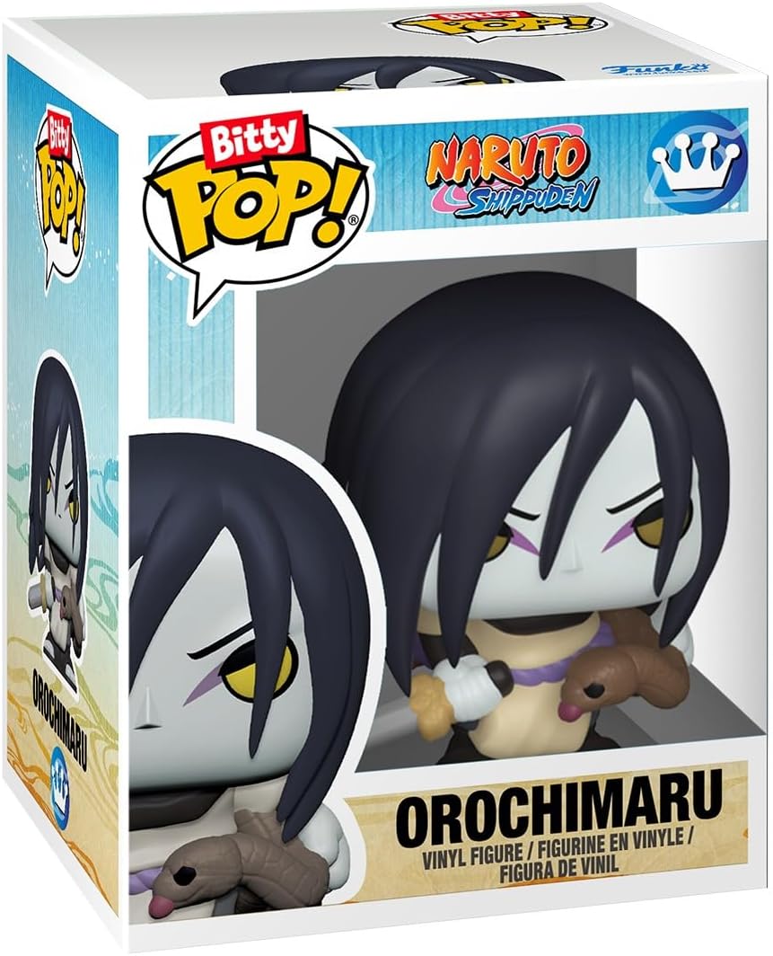 Funko Bitty Pack: Naruto Shippuden - Team 2 and A Surprise Mystery Mini Figure - 0.9 Inch (2.2 Cm) Collectable - Stackable Display Shelf Included - Gift Idea - Party Bags Stocking - Cake Topper