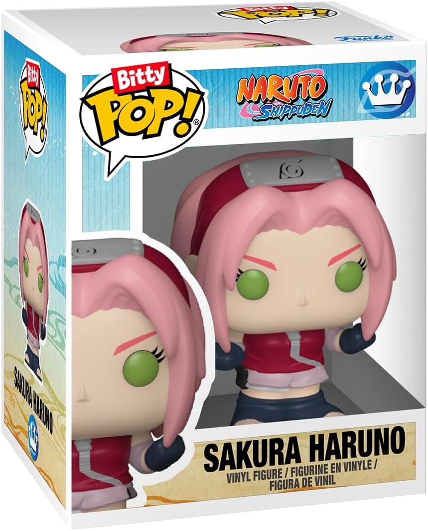 Funko Bitty Pack: Naruto Shippuden - Team 7-1/6 Odds for Rare Chase Variantand A Surprise Mystery Mini Figure - 0.9 Inch (2.2 Cm) Collectable - Stackable Display Shelf Included - Gift Idea