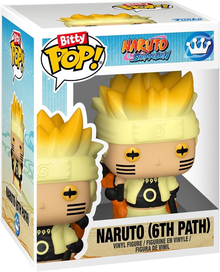 Funko Bitty Pack: Naruto Shippuden - Team 7-1/6 Odds for Rare Chase Variantand A Surprise Mystery Mini Figure - 0.9 Inch (2.2 Cm) Collectable - Stackable Display Shelf Included - Gift Idea