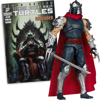 McFarlane Teenage Mutant Ninja Turtles (Page Punchers) Shredder 5in Action Figure with Comic Toys