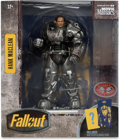 Fallout Movie Maniacs Action Figure Hank Maclean (Season 2) (Red Platinum Edition) 17 cm