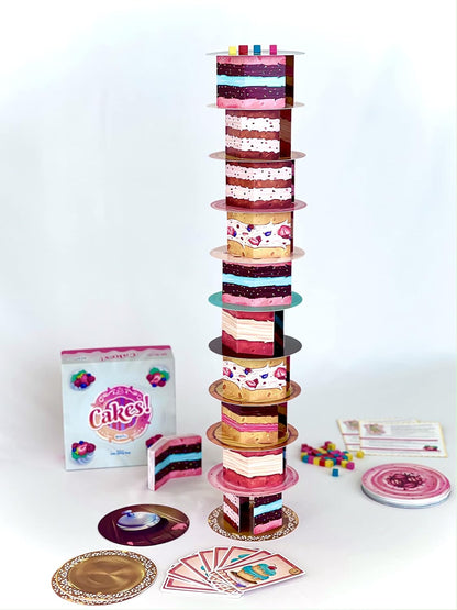 Atomo Games Cakes! The Board Game - 2 to 4 Players, Ages 5 and Up, 15 Min Gameplay, Family-Friendly