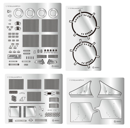 Platz /BEEMAX 1/12 Formula Series McLaren MP4/4 1988 Champion du Monde Détail Pièce pour Modèle en Plastique EX12002 (Automobile