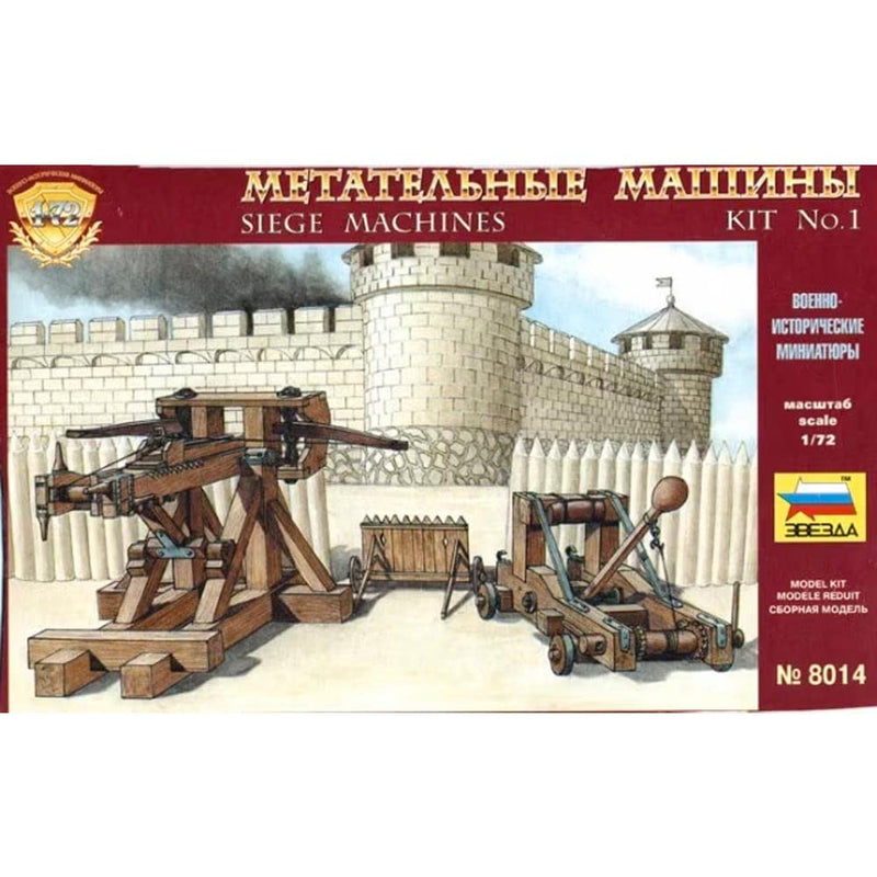 Zvezda 1/72 Siege Machines #1 Model Kit Plastic Adult Military Historical Small to Medium Traditional Model Making Non-Collapsible