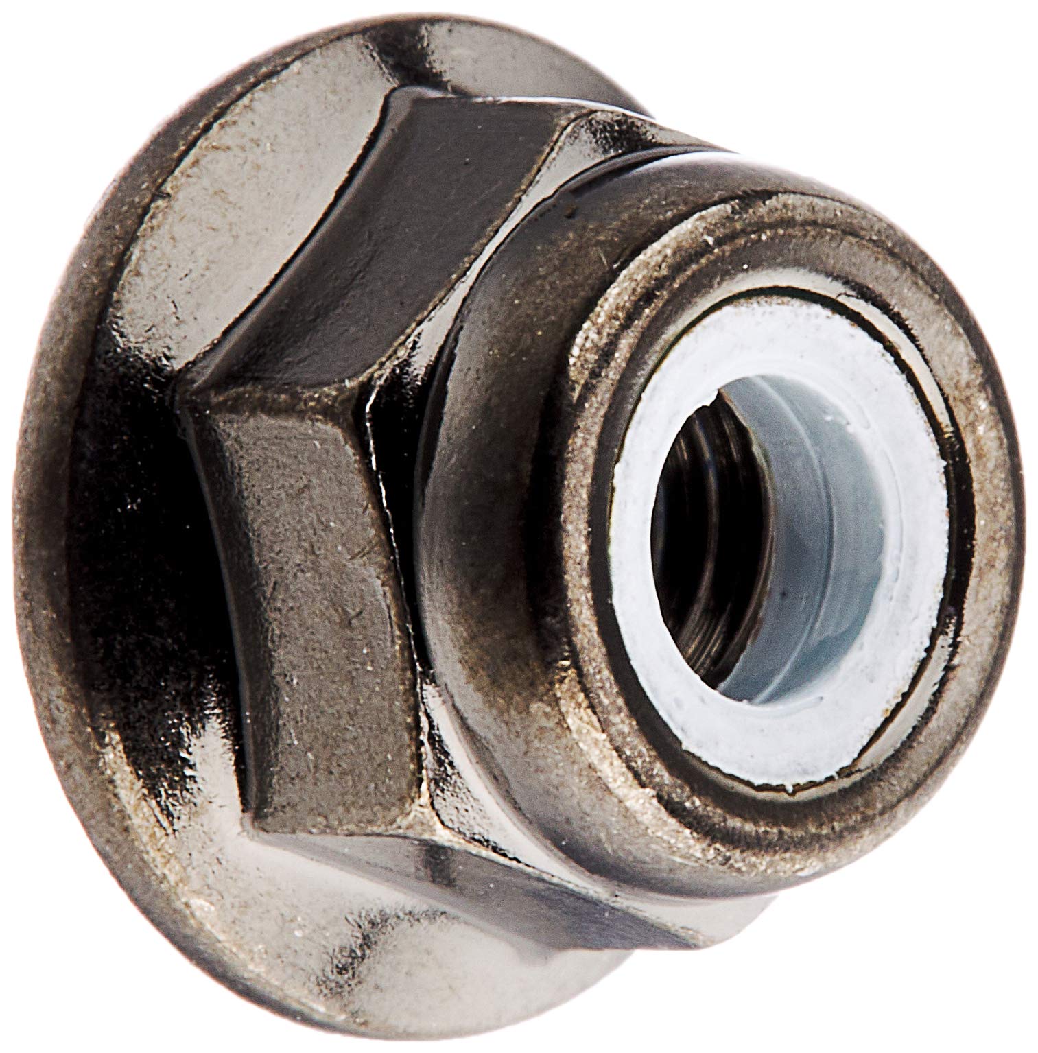 Tamiya 54642 4mm Flange Lock Nuts (Black, 8 Pcs.) (Wheel Nuts/TT01/TT02/DT02
