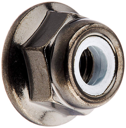 Tamiya 54642 4mm Flange Lock Nuts (Black, 8 Pcs.) (Wheel Nuts/TT01/TT02/DT02