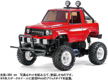 TAMIYA 58727 1:10 RC Mitsubishi Pajero CW-01 Remote Controlled Car, Vehicle, Model Building, Assembly, Hobby, RC Kit, Unpainted