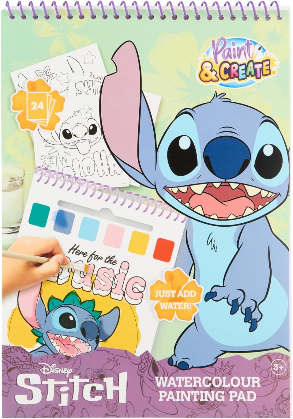 Canenco - Stitch Water Verfset Boek - incl Kwast
