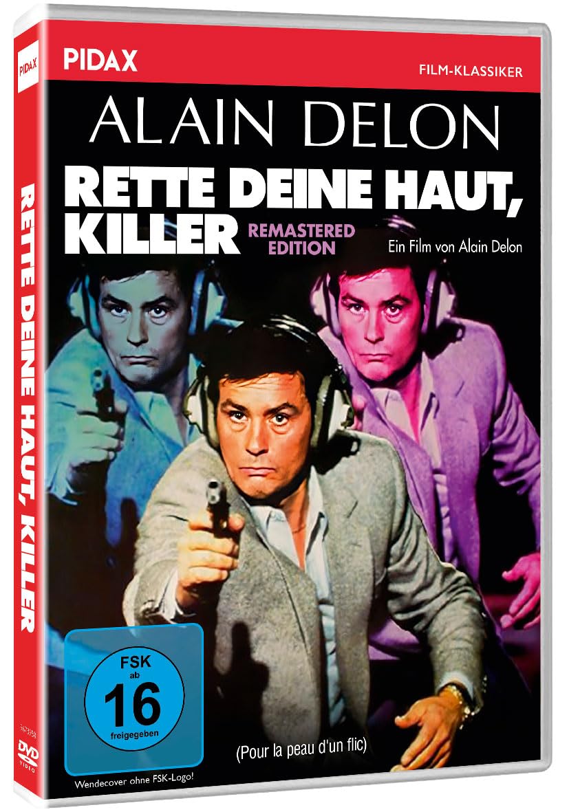 Rette deine Haut, Killer - Remastered Edition (Pour la peau d´un flic) / Packender Thriller von und mit Filmstar Alain Delon (Pidax Film-Klassiker)