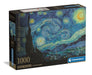 Clementoni - Van Gogh 37065 Puzzel met 1000 stukjes, kunst voor volwassenen en jongens, museumcollectie, thema sterrennacht, met poster, compacte doos, cadeau-idee voor dames en heren, Made in Italy