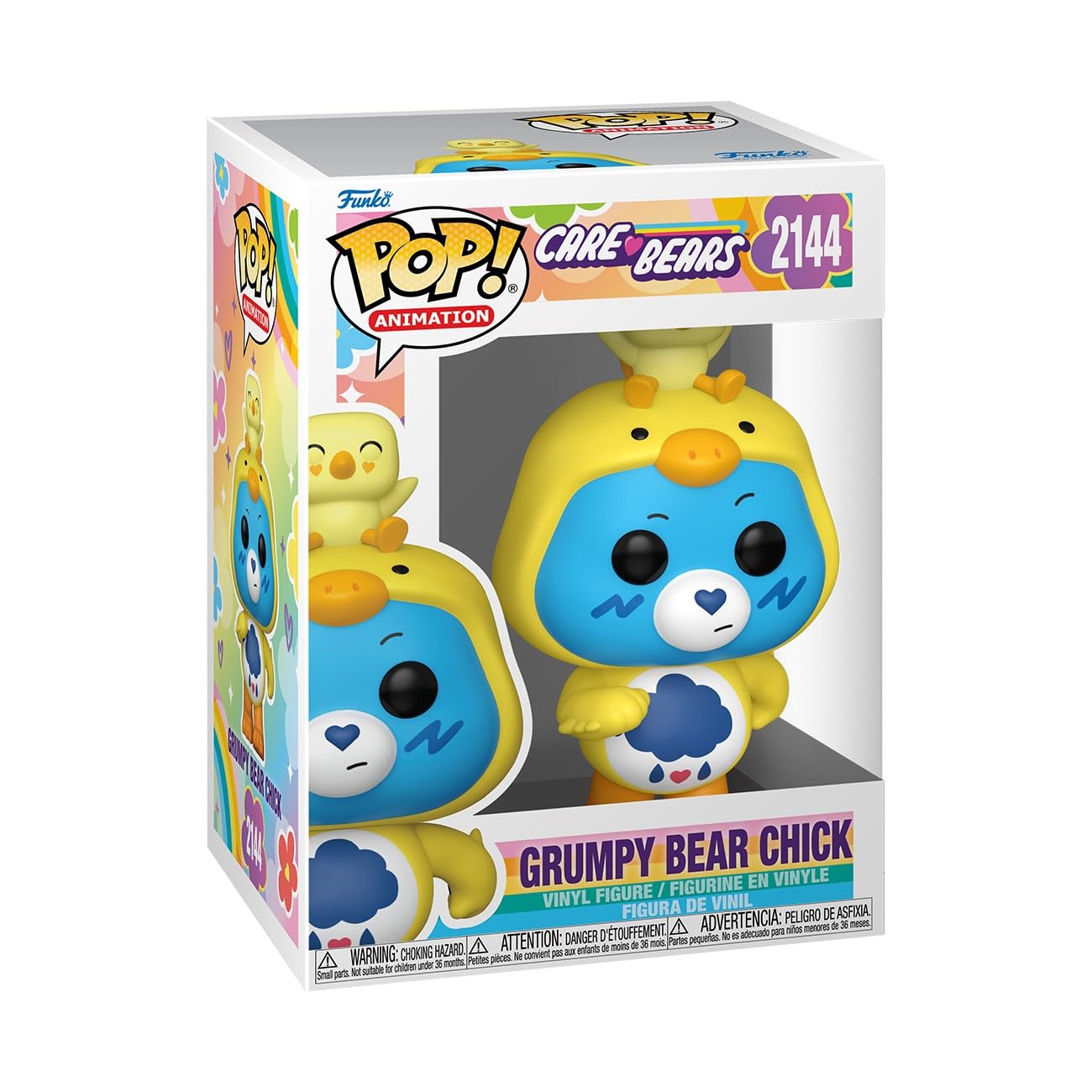 Funko Pop! Animation: Care Bears Spring - Grumpy Bear Chick - Collectable Vinyl Figure - Gift Idea - Official Merchandise - Toys for Kids & Adults - Cartoon Fans - Model Figure for Collectors