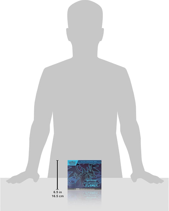 Pokémon TCG: Mega Evolution—Phantasmal Flames Elite Trainer Box (1 Full-Art Promo Card, 9 Booster Packs & Premium Accessories