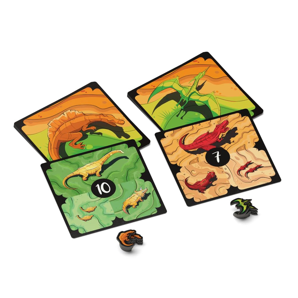 AllPlay Chomp Board Game - Tile Laying Game - 1 Minute to Teach - 1 to 4 Players - 20 Minute Play Time (Chomp: Flyers & Scavengers