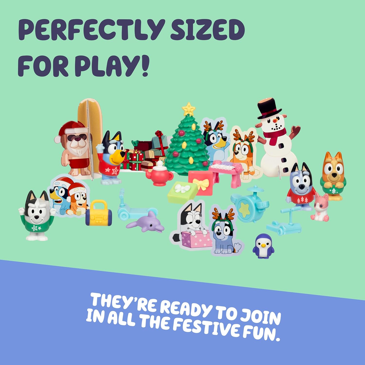 Bluey  Advent Calendar Mini Figures