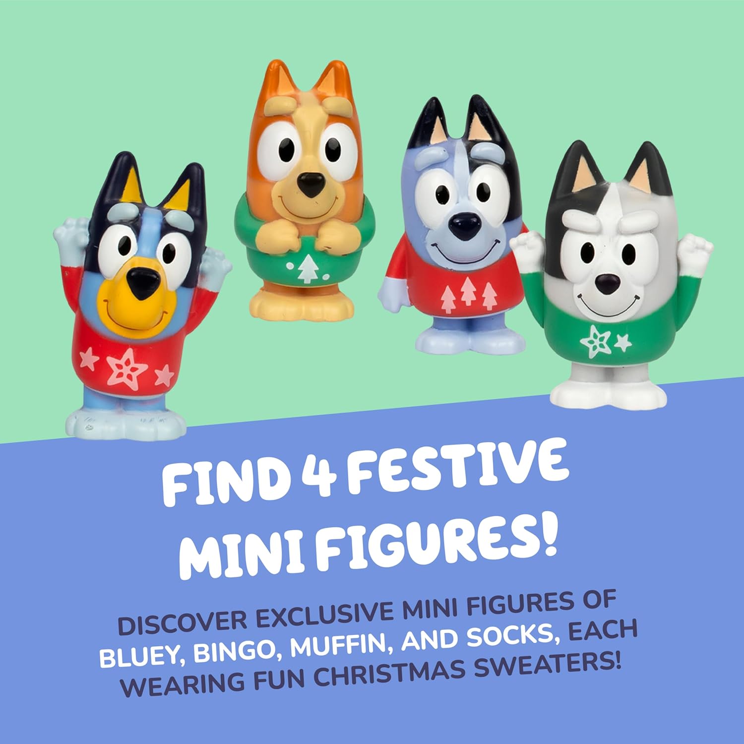 Bluey  Advent Calendar Mini Figures