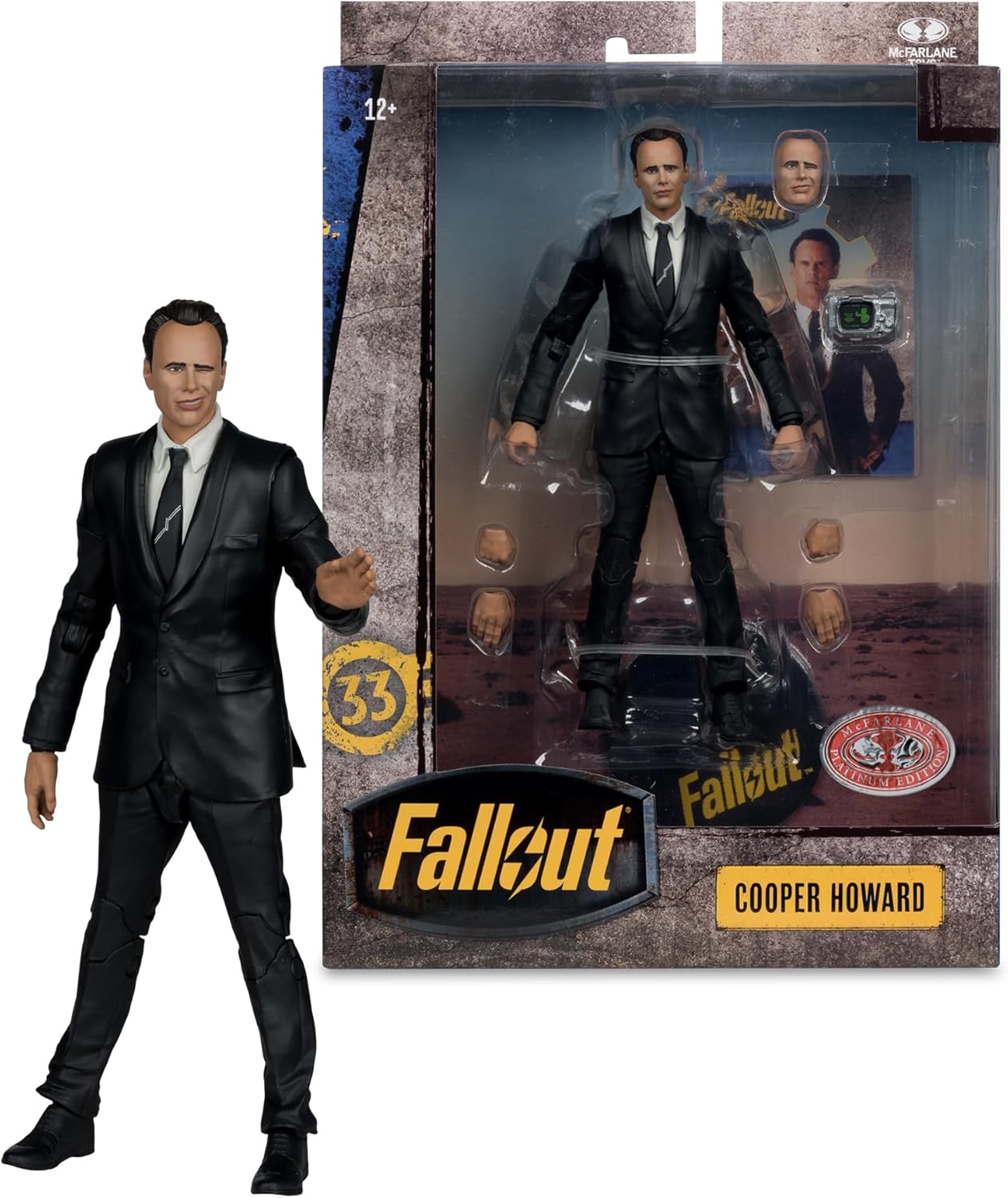 Fallout Action Figure Cooper Howard (Red Platinum Edition) 17 cm